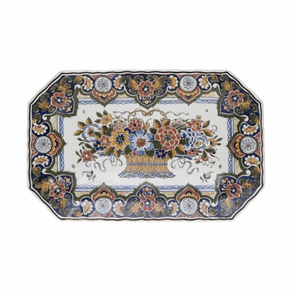 royal delft Schotel 8-kant klein