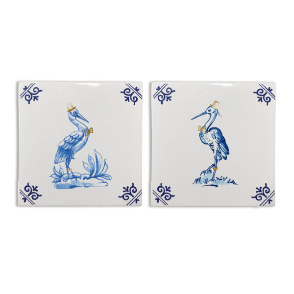 royal delft Set bruidegom en bruidegom