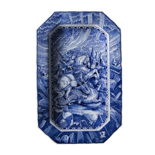 royal delft Sint-Joris en de Draak