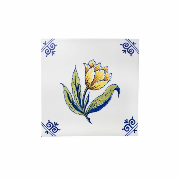 royal delft Tegel bloem