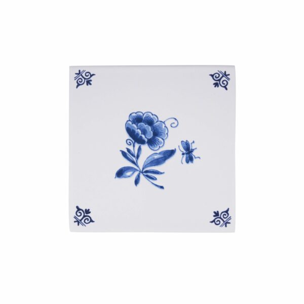royal delft Tegel bloem