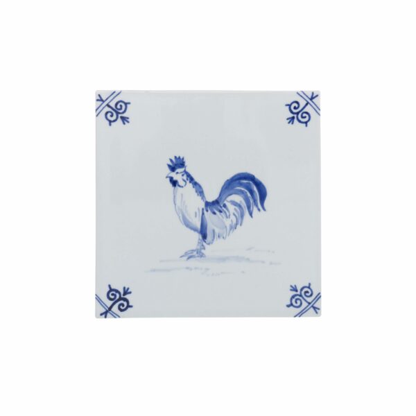 royal delft Tegel boerderij haan