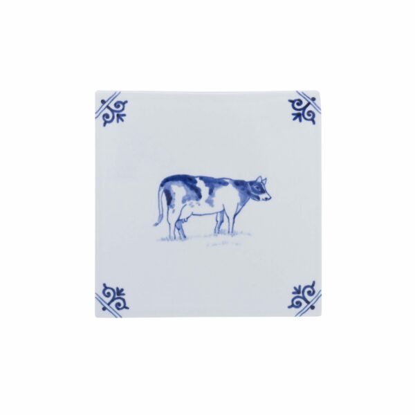 royal delft Tegel boerderij koe