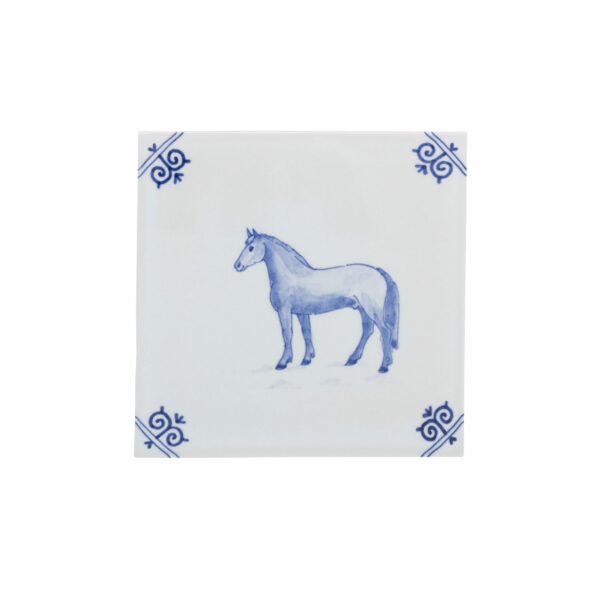 royal delft Tegel boerderij paard