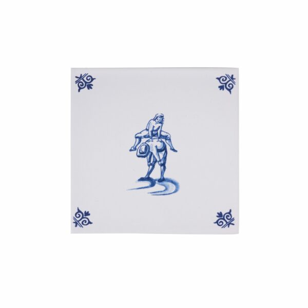 royal delft Tegel bokspringen