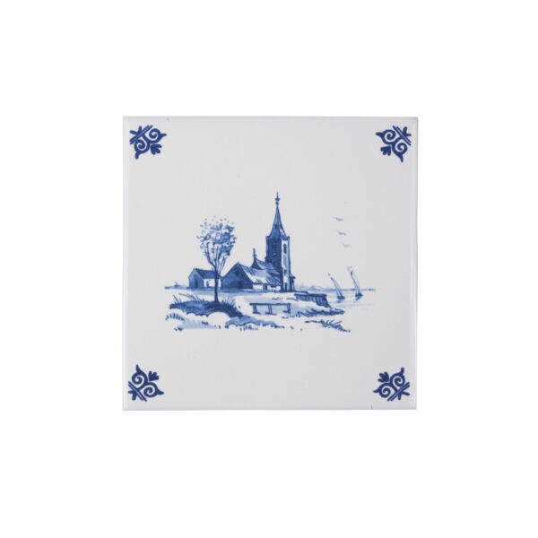 royal delft Tegel landschap