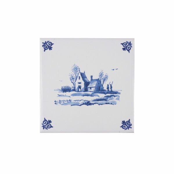 royal delft Tegel landschap