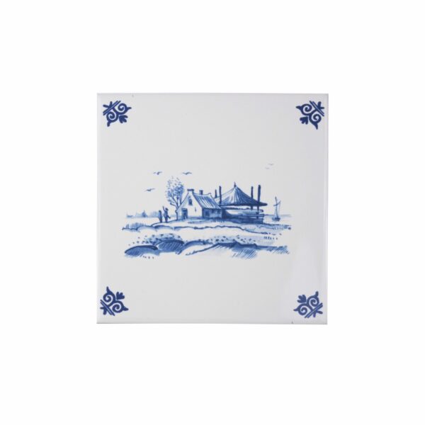 royal delft Tegel landschap