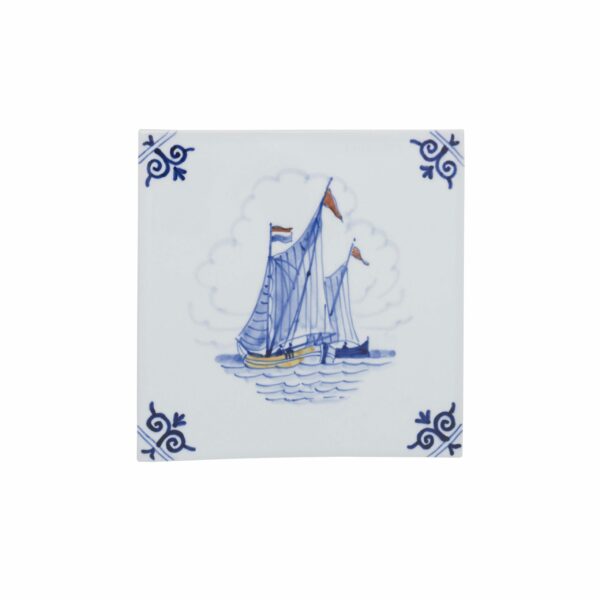 royal delft Tegel schip