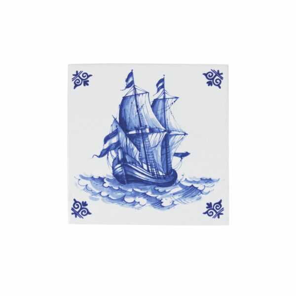 royal delft Tegel schip