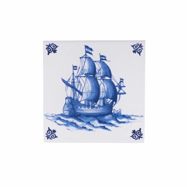 royal delft Tegel schip