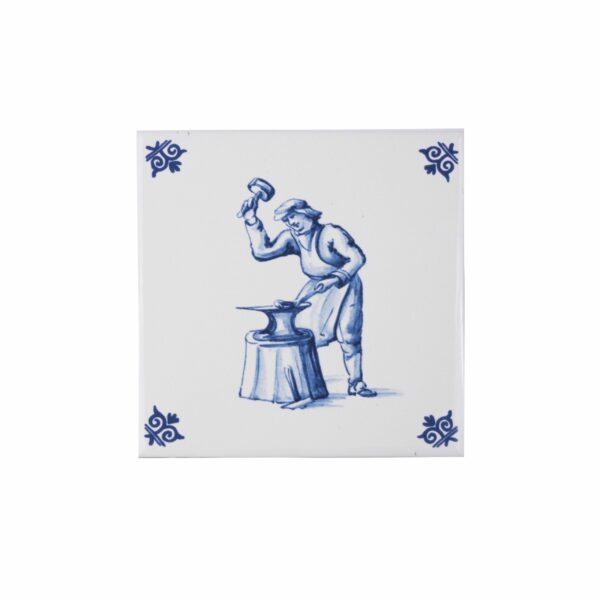 royal delft Tegel smid