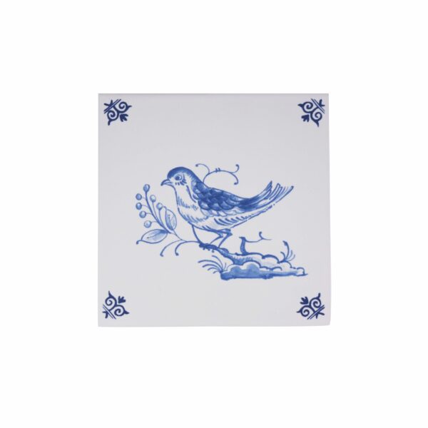 royal delft Tegel vogel