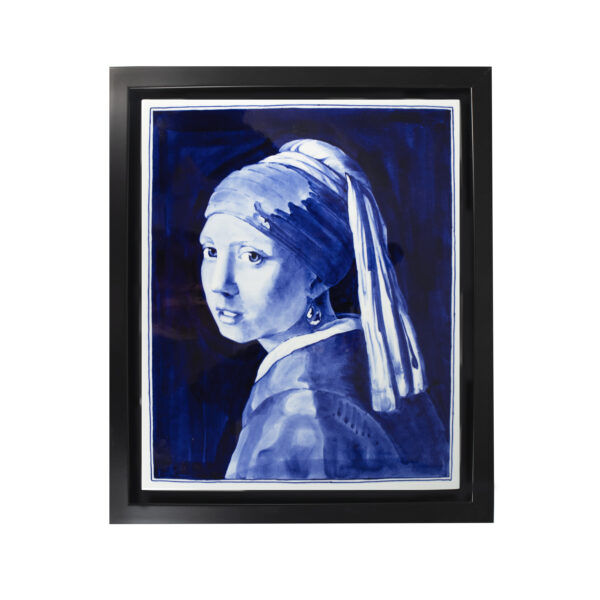 royal delft Tegelplaat Vermeer Meisje met de parel