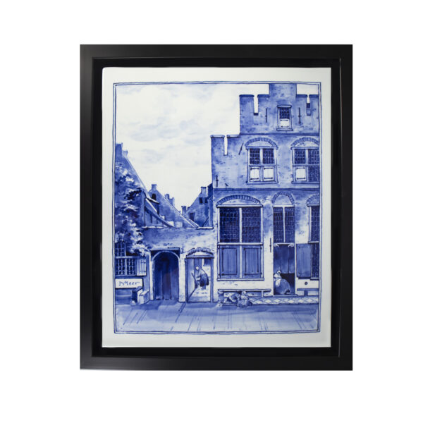 royal delft Tegelplaat Vermeer Straatje