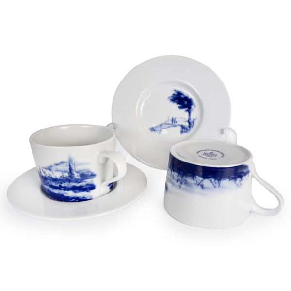 royal delft Thee-/cappuccinokop & schotel set