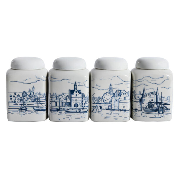 Royal Delft Theebus Vermeer