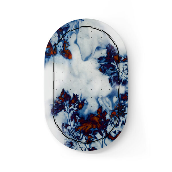 royal delft Wall Panel oval | Hazel blue I