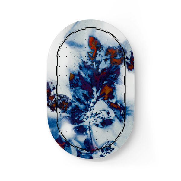 royal delft Wall Panel oval | Hazel blue II