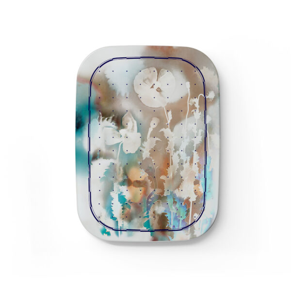 royal delft Wall Panel square | Poppy white