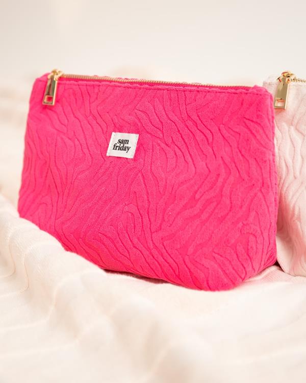 sam friday Beach Clutch Pink