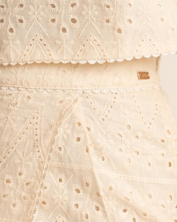 Sam Friday Broderie Skort Sand