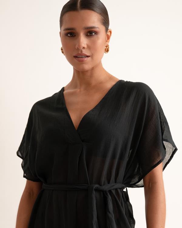 Sam Friday Kaftan Dress Black