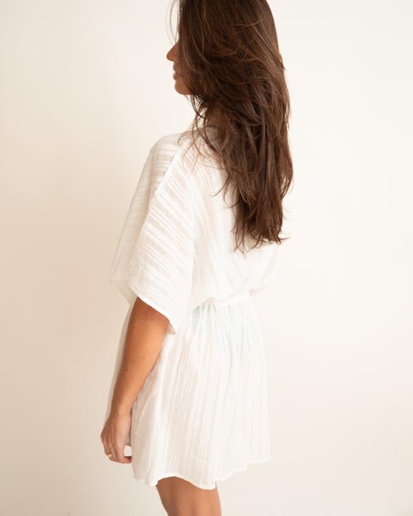 Sam Friday Kaftan Lurex Offwhite