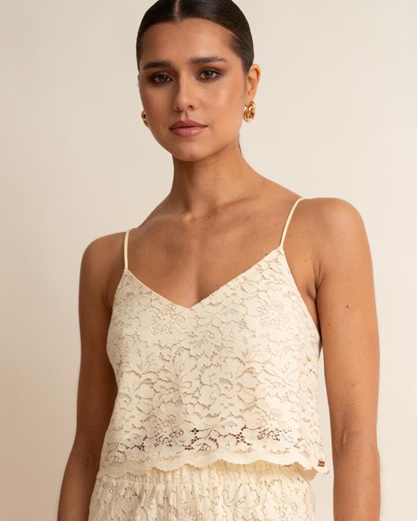 Sam Friday Lace Cami Sand