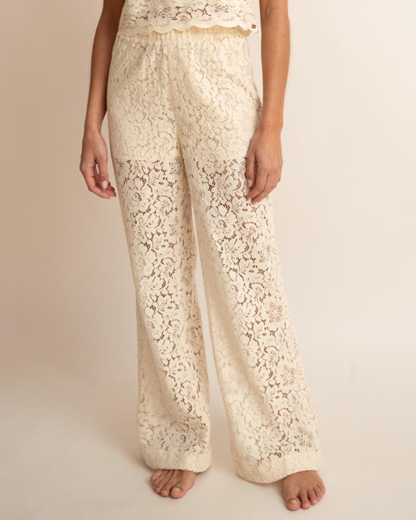 sam friday Lace Pants Sand