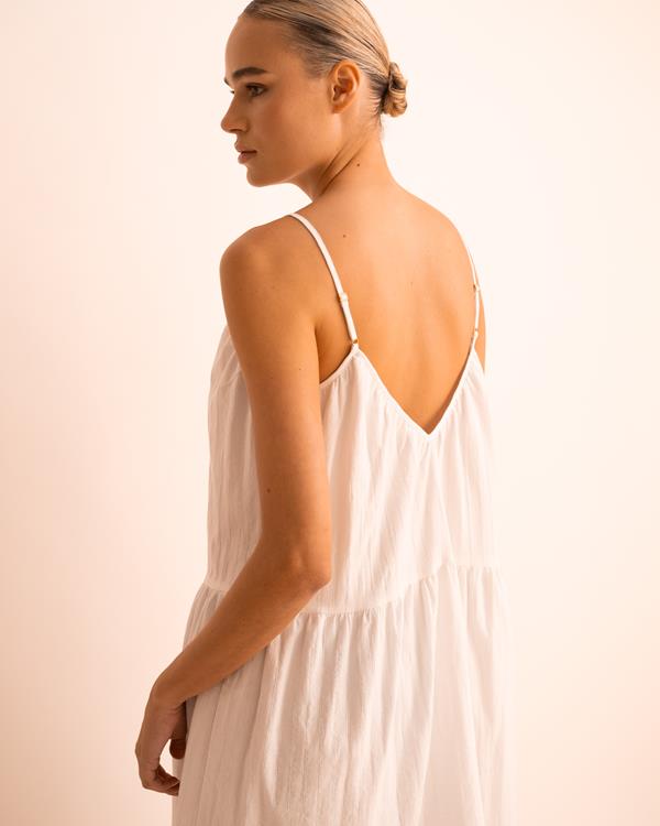 Sam Friday Midi Dress Crisp White