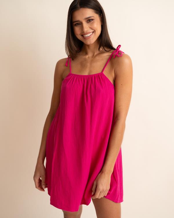 sam friday Mini Dress Hot Pink