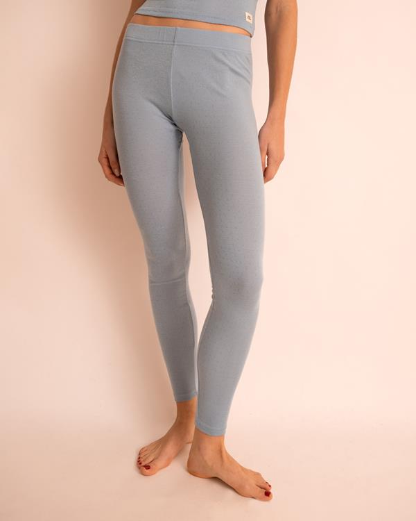 sam friday Pointelle Legging Soft Blue