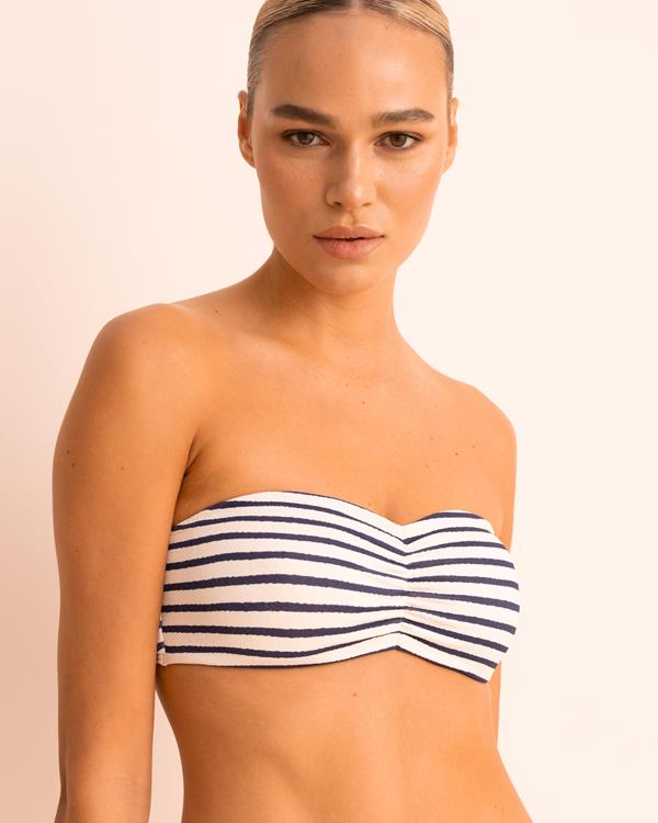 Sam Friday Salt Pearl Navy Stripe