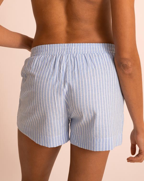 Sam Friday Stripe PJ Shorts French Blue