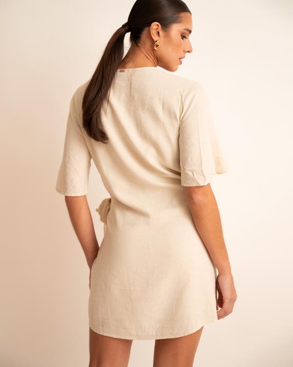 Sam Friday Wrap Dress Sand