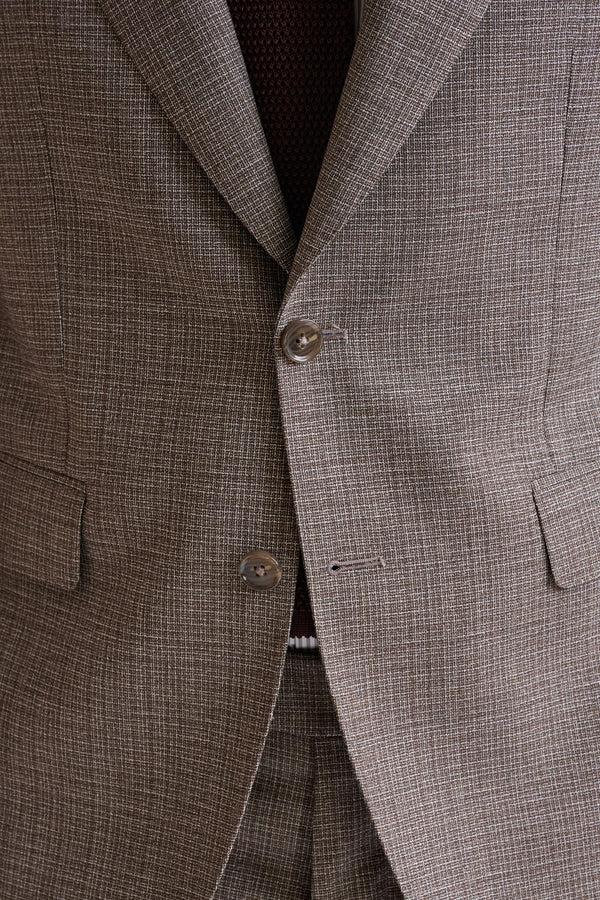 Scabal Brown Wool Super 100's Soho Jacket Lifestyle