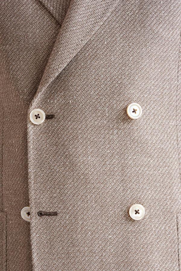 Scabal Light Brown Wool & Linen Kenton Jacket Amalfi Trend