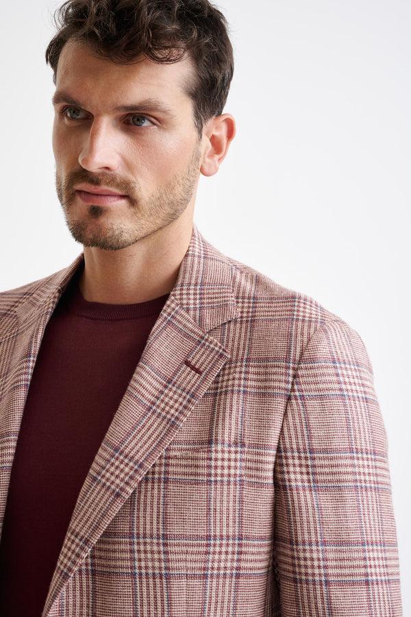 Scabal Raspberry Wool & Silk Kensington Jacket Amalfi Trend