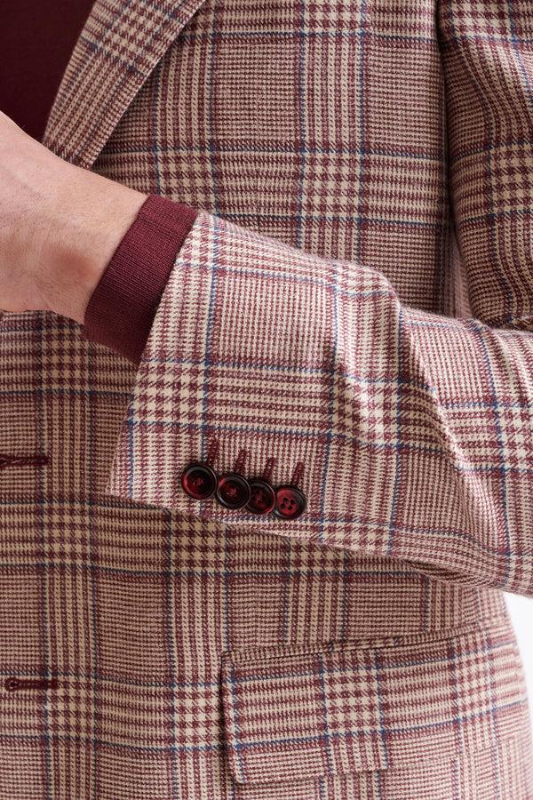 Scabal Raspberry Wool & Silk Kensington Jacket Amalfi Trend