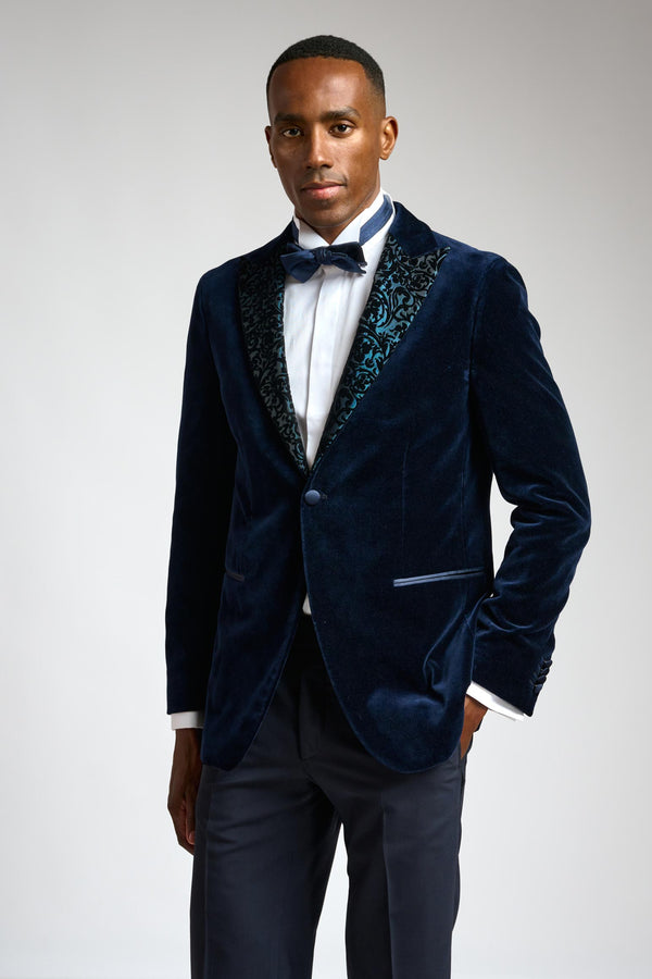 scabal Black Cotton Kenton Tuxedo Festival