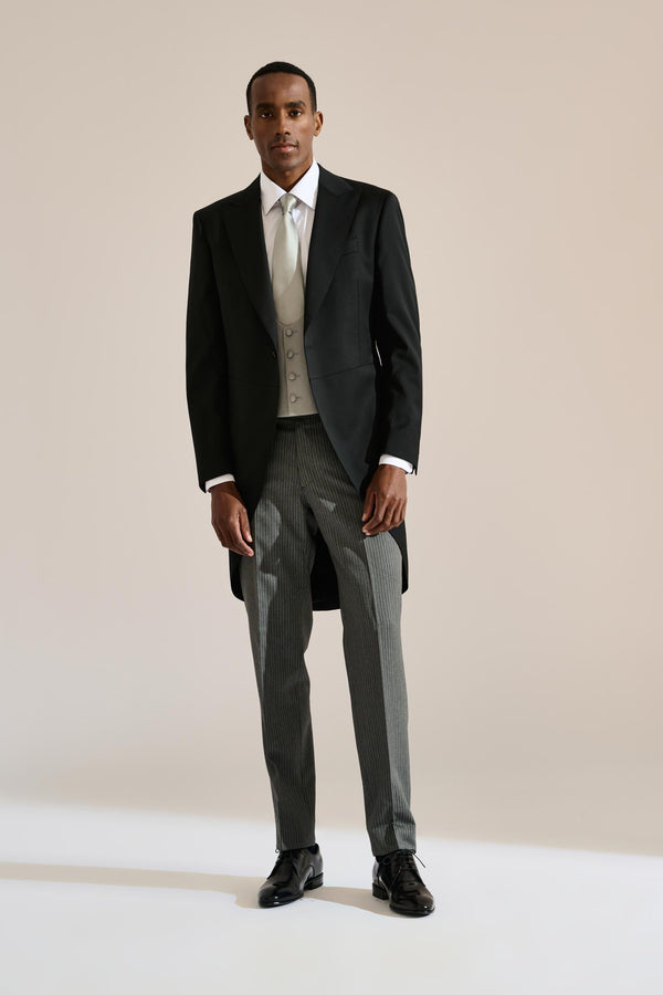 Scabal Black Morning Coat New Deluxe