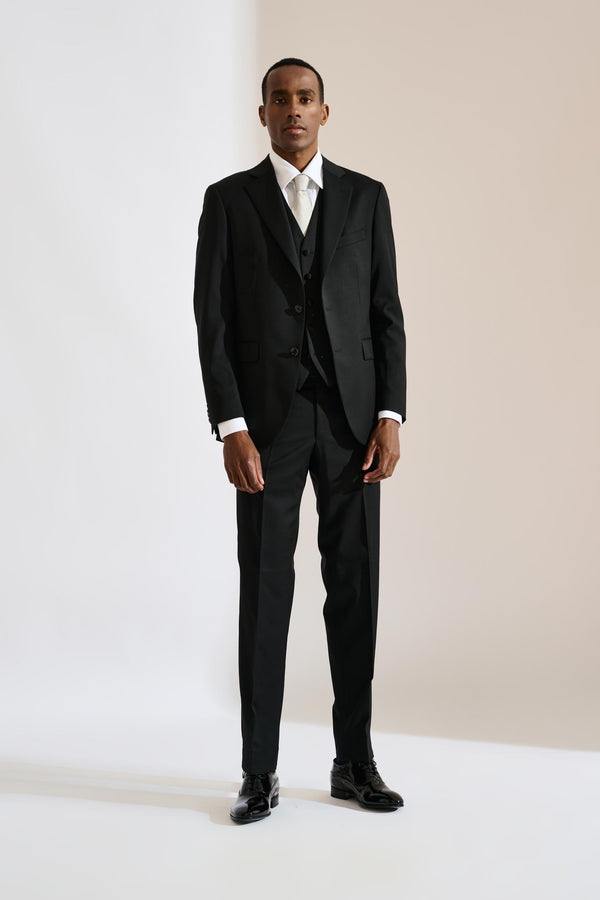 Scabal Black Soho Suit New Deluxe