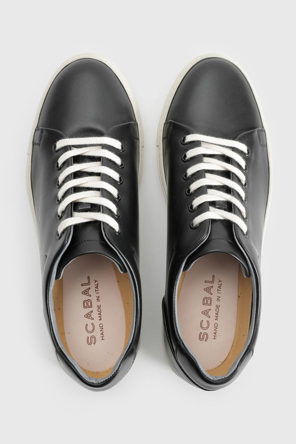 Scabal Black Suede Calfskin Trainer