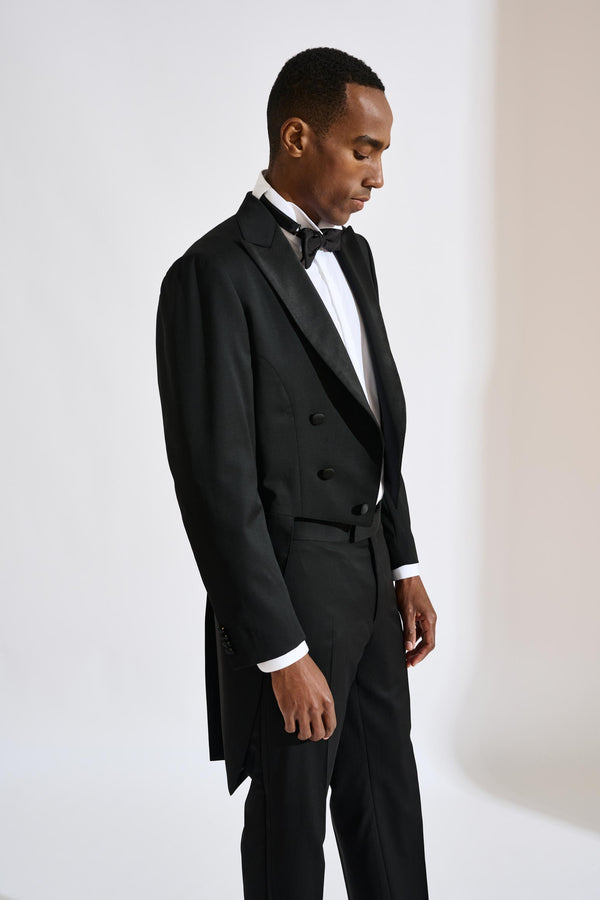 Scabal Black Tail Coat New Deluxe