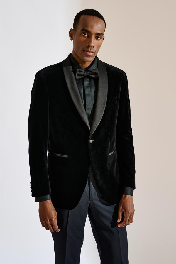 Scabal Black Tuxedo Velvets