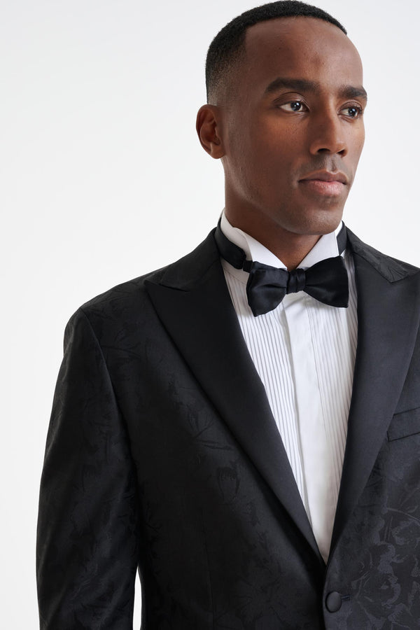 Scabal Black Wool Kenton Tuxedo Lifestyle