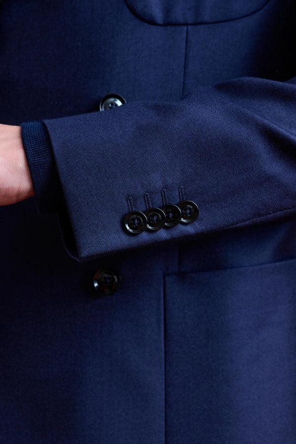 Scabal Blue 100% Cashmere Kenton Jacket St Moritz