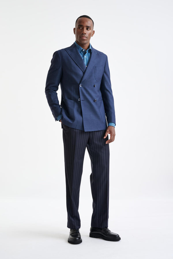 Scabal Blue 100% Wool Kenton Jacket Rhapsody