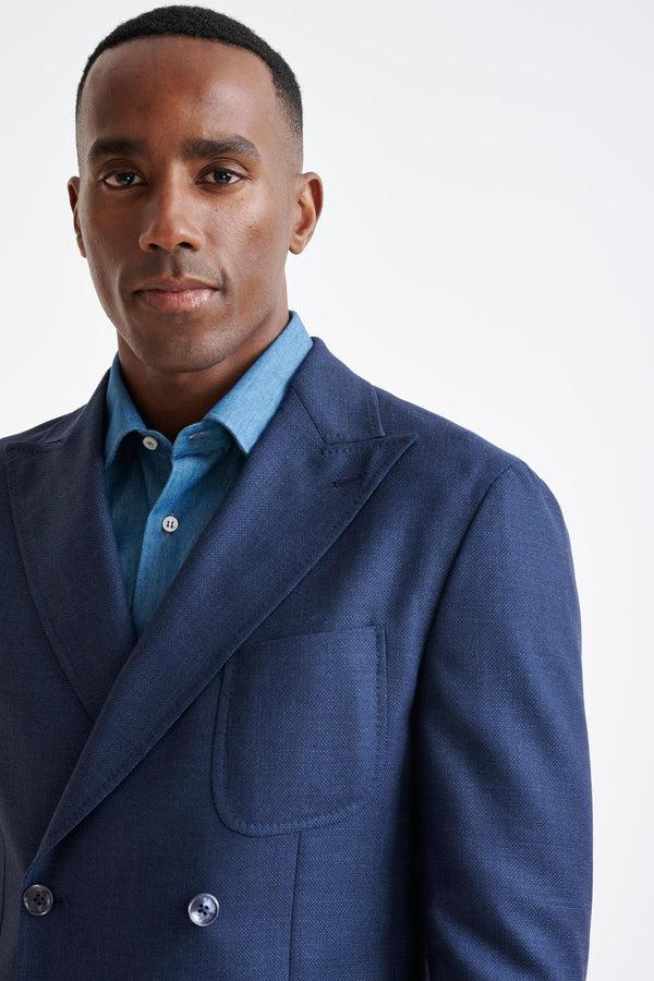 Scabal Blue 100% Wool Kenton Jacket Rhapsody